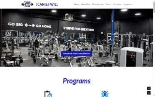 Think Fit Club of Elmwood Park website