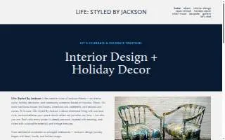Life Styled by Jackson website