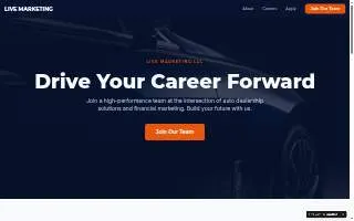Live Marketing website