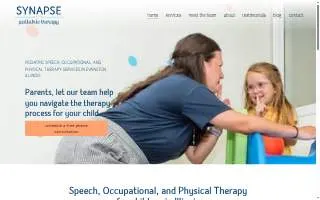 Synapse Pediatric Therapy PLLC website