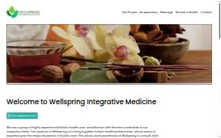 Wellspring Integrative Medicine website