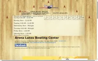Arena Lanes of Evergreen Park website