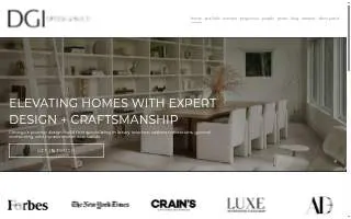DGI Design x Build (Devon Grace Interiors) website