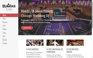 DJ Mike Chicago website
