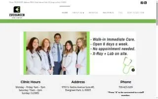 Evergreen Care Center website