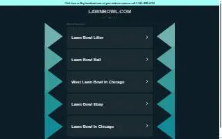 Lawn Bowl of Evergreen Park website