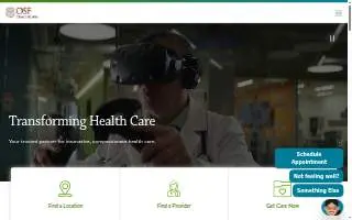OSF Medical Group - Behavioral & Mental Health of Evergreen Park website