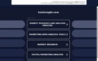 Best In Sight website
