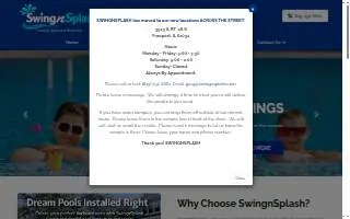 SwingnSplash website