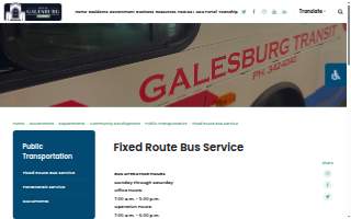 City of Galesburg Public Transportation