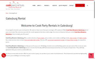 Cook Party Rentals of Galesburg
