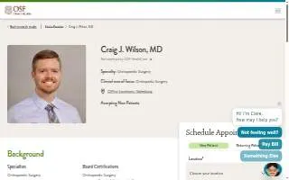 Craig Wilson, MD website