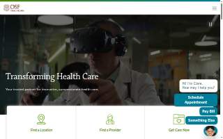 OSF HealthCare - Medical Group (Internal Medicine) website