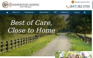 Barrington Hearing Center, LLC of Geneva website