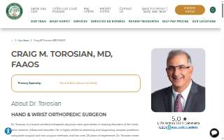 Craig M. Torosian MD