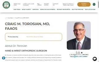 Craig M. Torosian MD of Geneva website