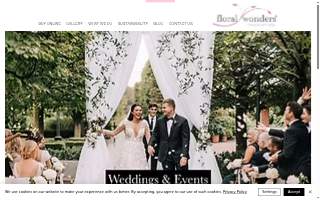 Floral Wonders website