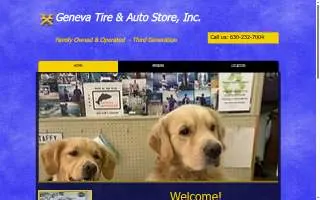 Geneva Tire & Auto website