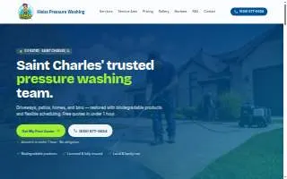 Hiebs Pressure Washing LLC of Geneva website