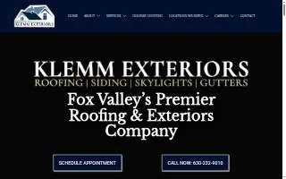 Klemm Exteriors of Geneva website