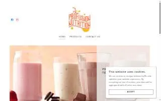 ProFusion Nutrition website