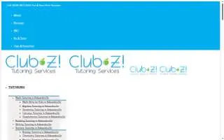 Club Z! In-Home Tutoring Of Edwardsville website