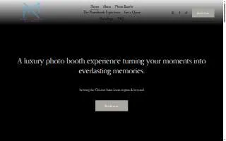 Moments to Memories Photobooth of Glen Carbon website