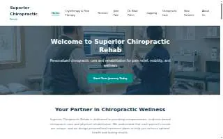 Superior Chiropractic & Rehab website
