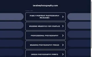 Tara Lee Photography of Glen Carbon website