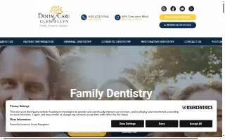 Dental Care of Glen Ellyn website