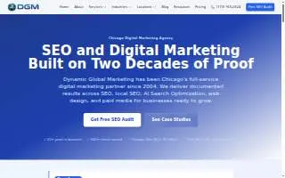 Dynamic Global Marketing website