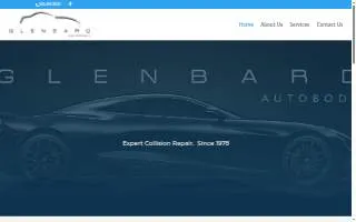 Glenbard Auto Body of Glen Ellyn website