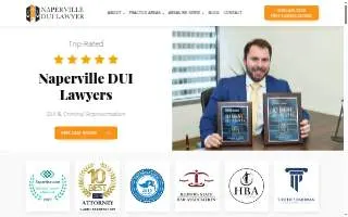 Naperville DUI Lawyer of Glen Ellyn website