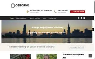 Osborne Employment Law website