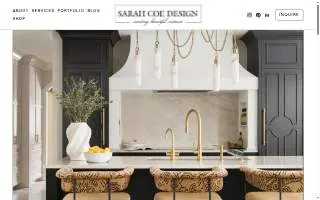 Sarah Coe Design of Glen Ellyn website