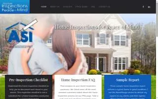 ASI Home Inspection, Inc. website