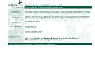 Catalyst Counseling, LLC