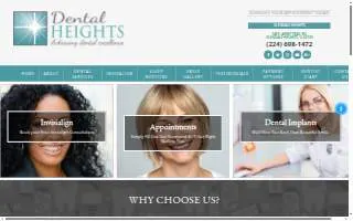 Dental Heights website