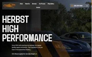 Herbst High Performance website