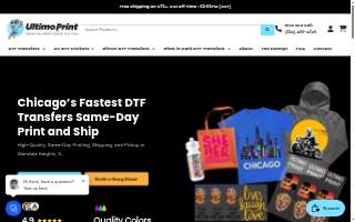 Ultimo Print DTF Transfers Chicago