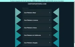 CertaPro Painters of Jackson website