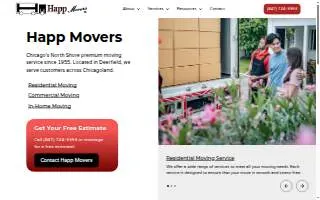 Happ Movers, Inc. of Glenview website