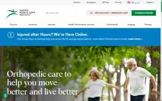 IBJI Physical & Occupational Therapy - Glenview website
