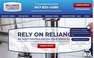 Reliance Plumbing Sewer & Drainage, Inc. of Glenview