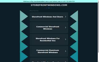 StoreFront Commercial Windows & Glass Railings