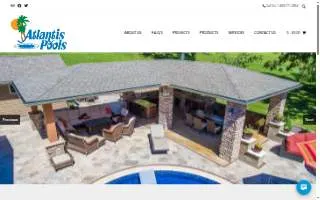 Atlantis Pools, Inc. of Godfrey website