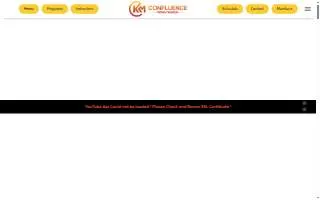 Confluence Krav Maga of Godfrey website