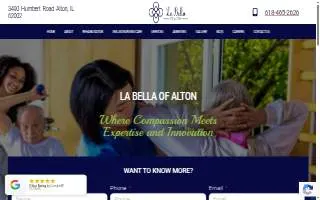 La Bella of Alton website