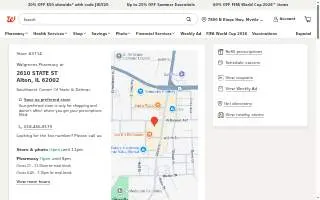 Walgreens Pharmacy of Godfrey website