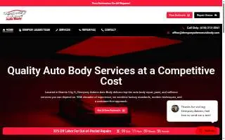 Dempsey-Adams Auto Body website
